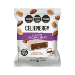Alfajor Celienergy cacao y mani 50g s/tacc