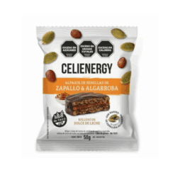 Alfajor Celienergy semilla de zapallo y algarroba 50g s/tacc