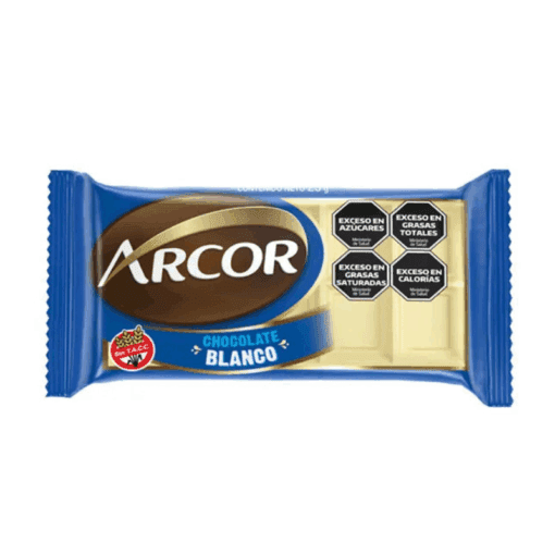 Chocolate Arcor blanco 25grs