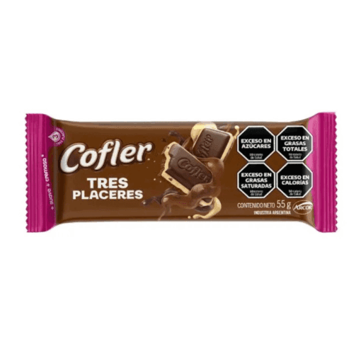 Chocolate Cofler Tres Placeres 55grs