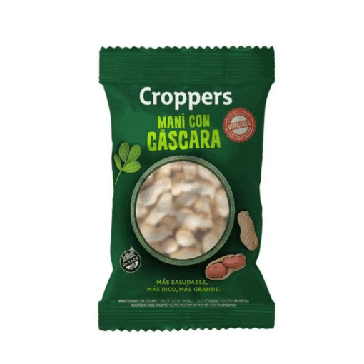 Croppers maní con cáscara 120g s/tacc