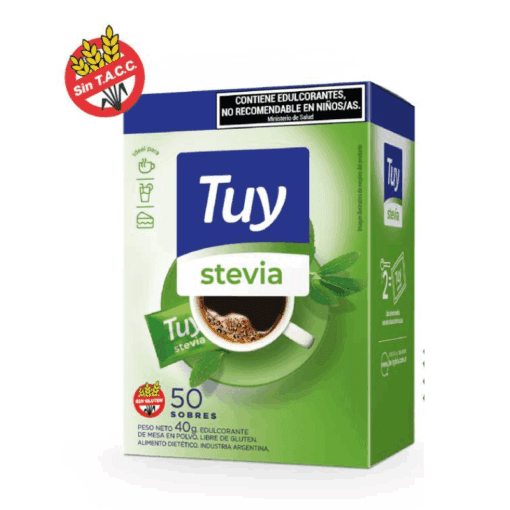 Edulcorante Tuy Stevia 50 sobres 40grs