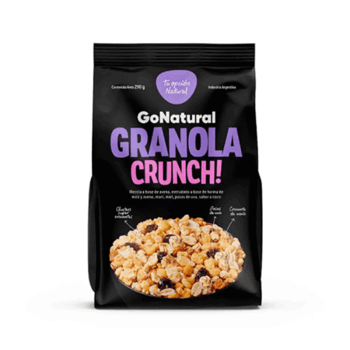 Granola Crunch Go natural 290g