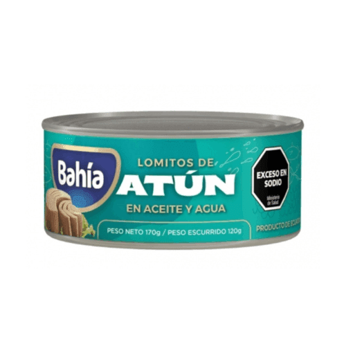 Lomitos de atún en aceite y agua Bahía 170grs