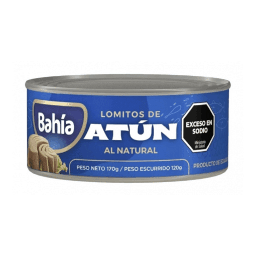 Lomitos de atún al natural Bahía 170grs