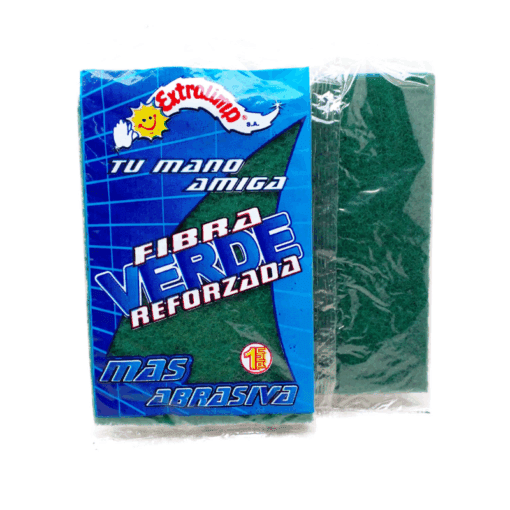 Paño fibra verde Extralimp