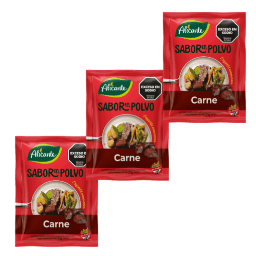 Sabor en polvo Alicante carne 7,5grs x3u