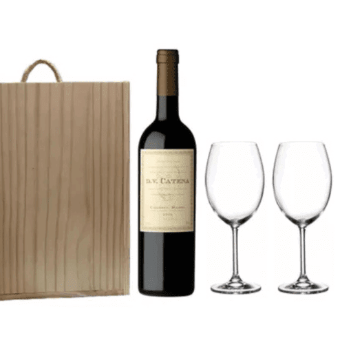 Vino DV Catena Cabernet-Malbec 750ml Estuche +2 copas