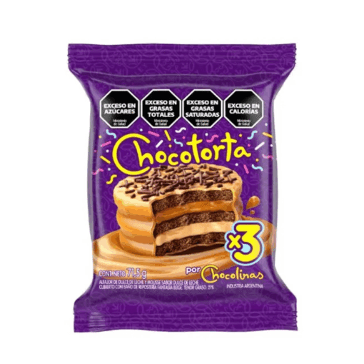 Alfajor chocotorta triple 71,5grs