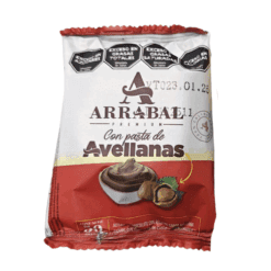 Alfajor Arrabal c/avellanas 50grs