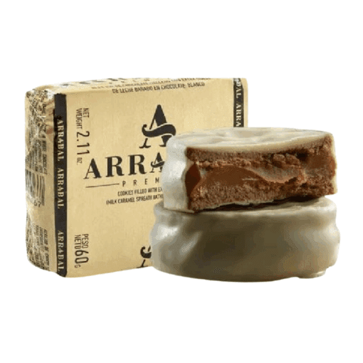 Alfajor Arrabal Chocolate blanco 60grs