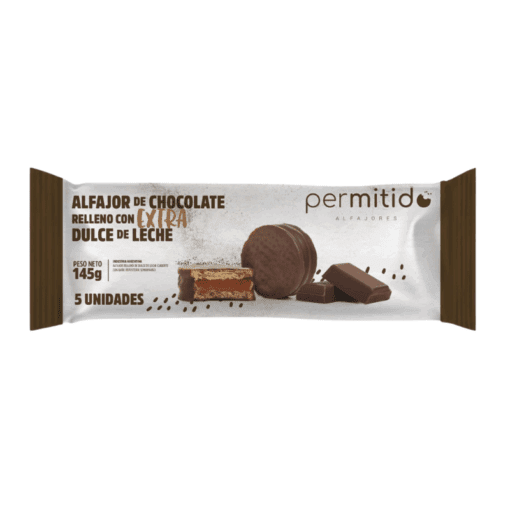 Alfajor Permitido chocolate negro 145grs
