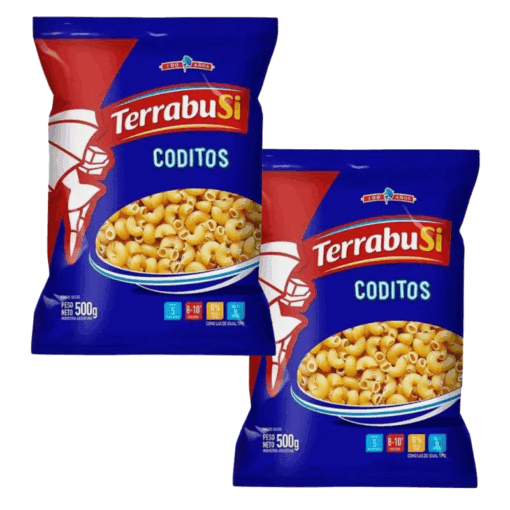 Fideos Terrabusi Coditos 500grs x2u