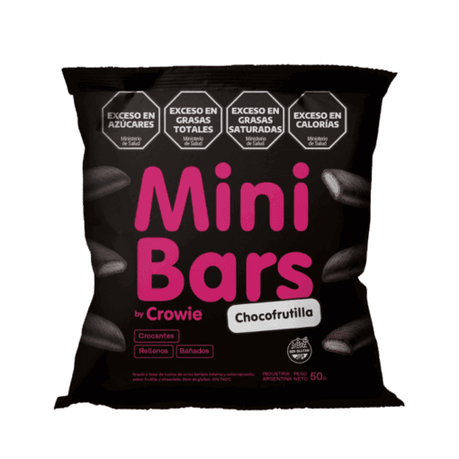 Mini Bars Crowie chocofrutilla 50grs