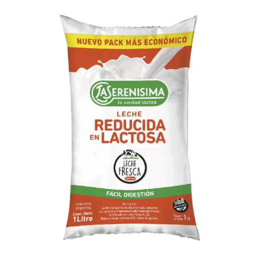 Leche descremada La Serenísima reducida en lactosa 1l