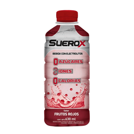 Suerox bebida Isotónica Frutos rojos 630ml