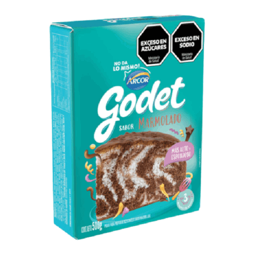 Polvo p/bizcochuelo Godet Marmolado 500grs
