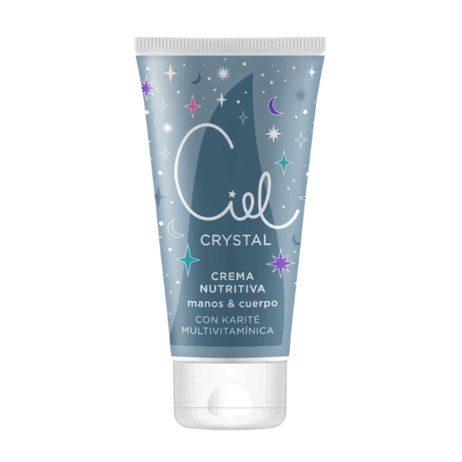 Crema nutritiva para manos y cuerpo Ciel Crystal 85ml