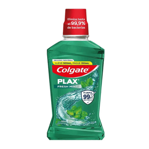 Enjuague bucal Colgate Plax Fresh mint  500ml