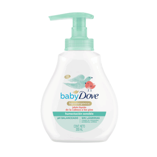 Jabón Líquido Baby Dove humectación sensible 200ml