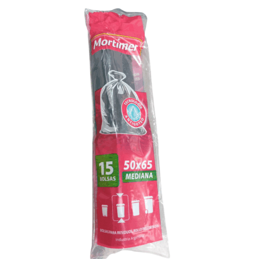 Bolsas residuos Mortimer mediana 50x65 15u.
