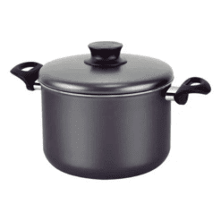 OLLA PARIS NEGRA CON TAPA 24 CM