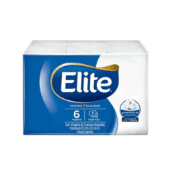 Pañuelos descartables Elite triple hoja Pack 6 x 10u