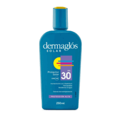Protector Solar Dermaglós Protección alta Emulsión fps30 250ml