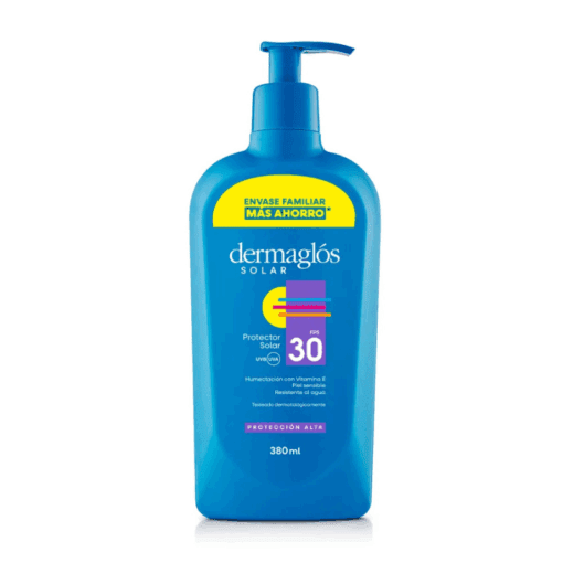 Protector Solar Dermaglós Protección alta fps30 380ml