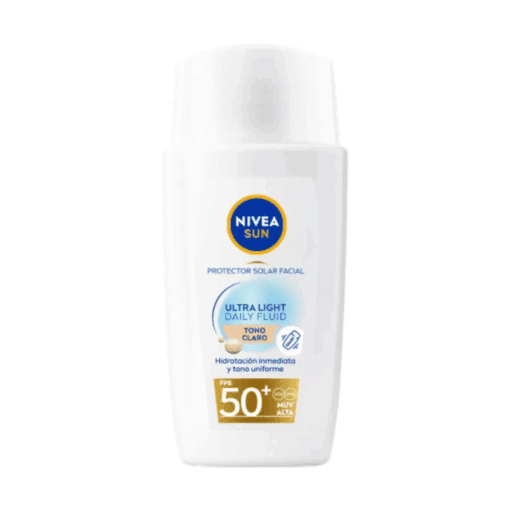 Protector Solar Nivea Sun Tono Claro Daily Fluid fps50 40ml