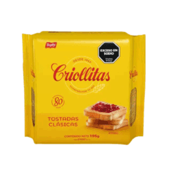 Tostadas de mesa Criollitas Clásicas 195grs