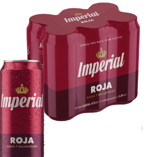 Cerveza Imperial Roja Six Pack 473ml
