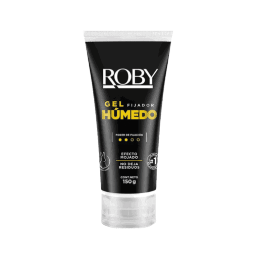 Gel fijador para cabello Roby Húmedo 150grs