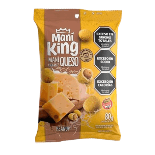 Maní King sabor Queso 80grs sin tacc