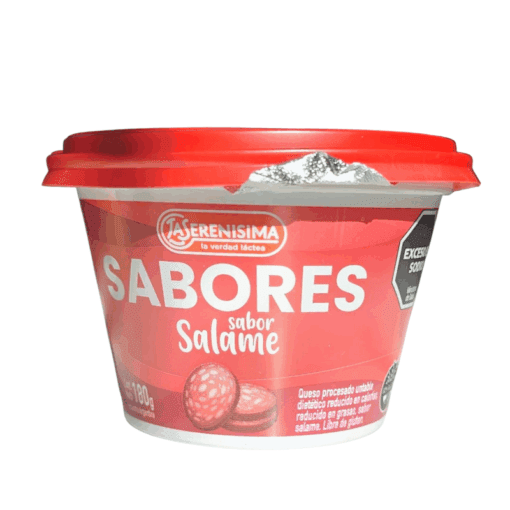 Queso untable La Serenísima sabor Salame 180grs