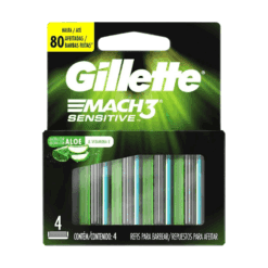 Repuestos para afeitar Gillette Mach3 Sensitive 4u.