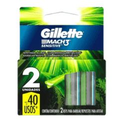Repuestos para afeitar Gillette Mach3 Sensitive 2u.