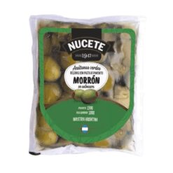 Aceitunas Nucete Verdes rellenas con morrón 190grs
