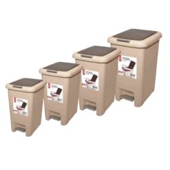 Cesto de residuos plástico a pedal 10lts.