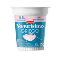 Yogur Yogurísimo Griego Frutilla 140grs