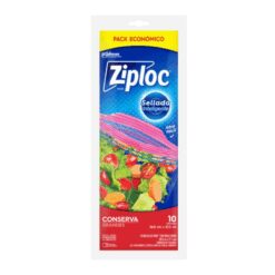 Bolsas Ziploc para conserva grandes 10u.