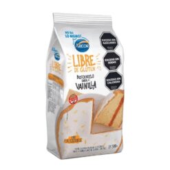 Bizcochuelo Arcor sabor Vainilla Libre de Gluten 500grs