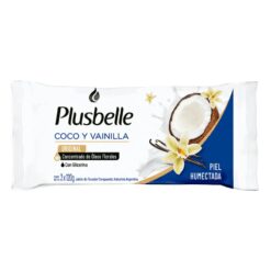Jabón de tocador Plusbelle Coco y Vainilla 3x120grs