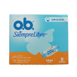 Tampones O.B Siempre Libre Super 8u.