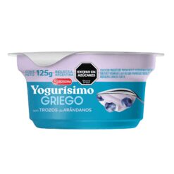 Yogurt Griego Yogurísimo con trozos de arándanos 125grs