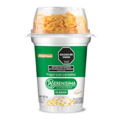Yogur La Serenísima descremado con cereales 159grs