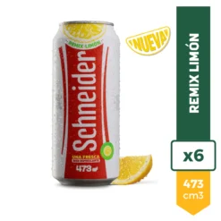 Cerveza Schneider c/Limón Six Pack 473m