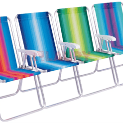 Sillón rafia aluminio