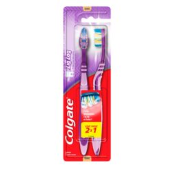 Cepillo Dental Colgate Zigzag plus suave 2x1