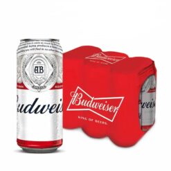 Cerveza Budweiser six pack 473ml